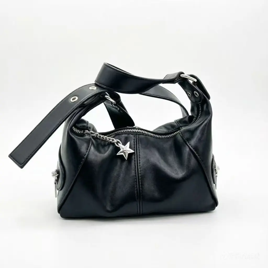 Women's Edgy Underarm Shoulder Bag - 2026 New Retro Biker Style Minimalist Crossbody Tote, Biker Women's Crossbody & Shoulder Bags, Crossbody Or Under