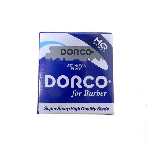 Dorco Single Edge Razor Blades 100pcs - Precision-Engineered Stainless Steel for Clean & Smooth Shave - Compatible with Most Razors - Safe & Comfortable for All Skin Types