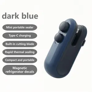 Mini portable sealer & Bag Cutter – Quick Seal Snack Hack, USB Rechargeable, Magnetic