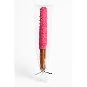 Clear Cello Pretzel Bags with Twist Ties, 75-Pack