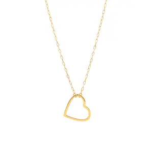 Follow Your Heart Silhouette Necklace
