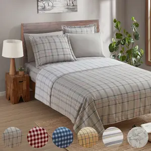 Nestl 6-Piece Printed Sheet Set – Soft Deep Pocket Bed Sheets, Shrink & Fade Resistant, Microfiber