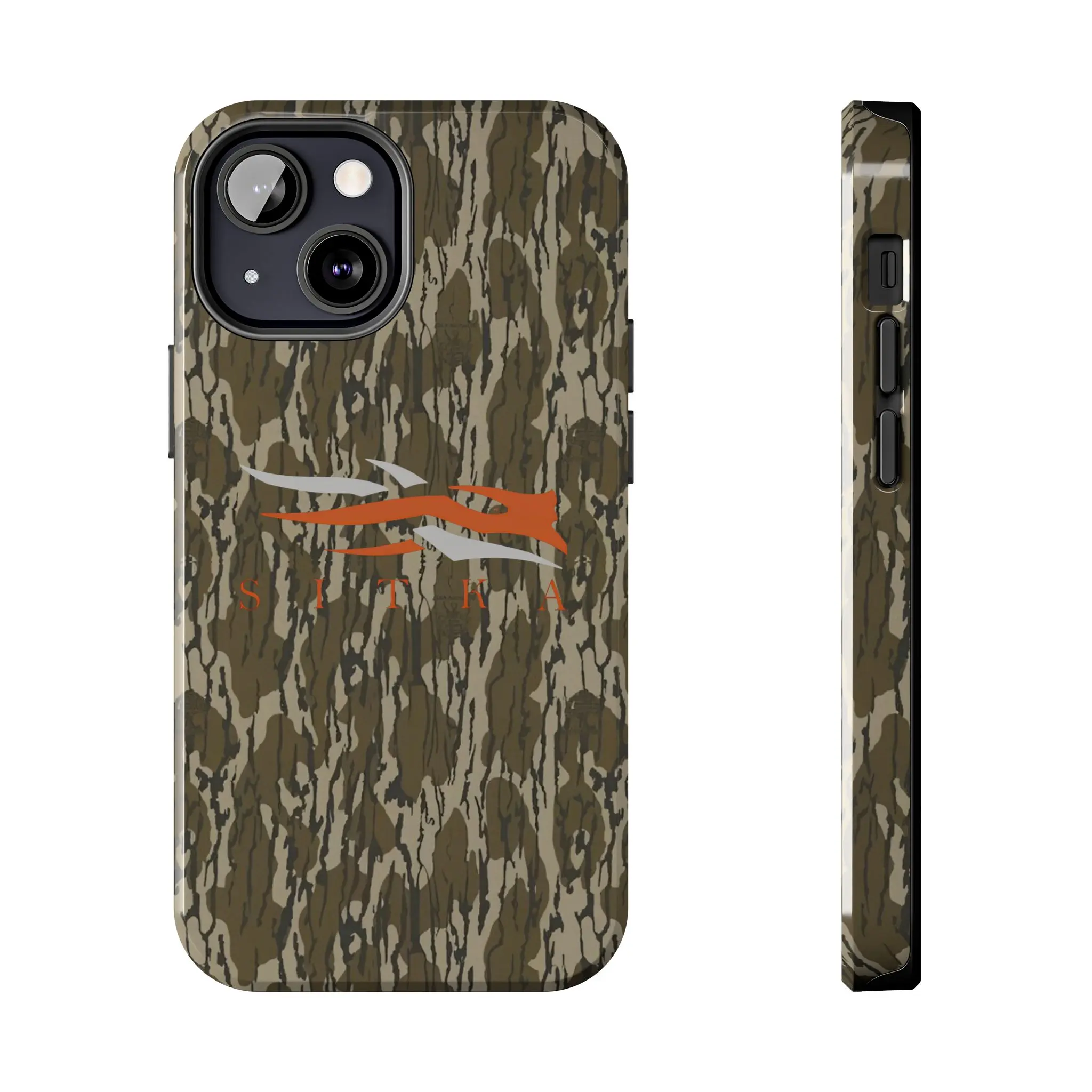 Protective iPhone Case - Classic Vintage Waterfowl Camouflage Hunting Cover, Durable Polycarbonate Casing for iPhone 16 ProMax,15,14 Plus,13,12 Mini,11 , Outdoor Accessory