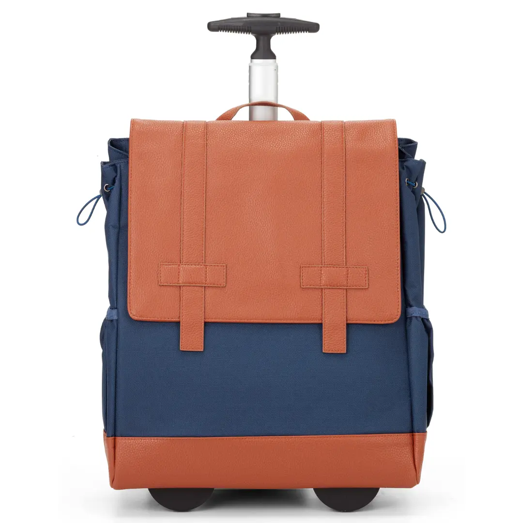 Roller Laptop Backpack - Wheels Up 15-16” For Men and Women