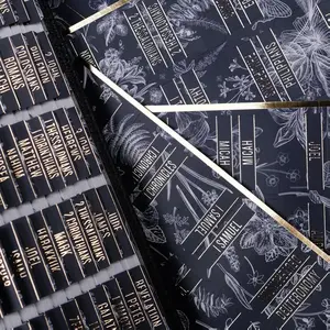 Laminated Bible Tabs for Women and Men (Gold Foil Embossed Lettering) Reposition Large Print tabs, Easy to Read and Apply, 80 Bible Chapters Labels for Easy Navigation (Blue and Floral)