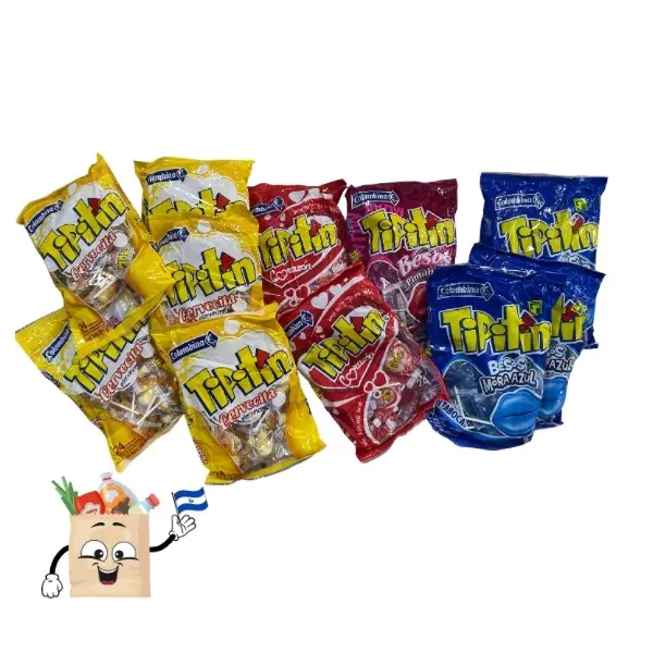 Tipitin Brand Bolsa de Dulces Tipitin - Candy Bag Assorted Flavors in Colorful Packaging Perfect for Sweet Treats