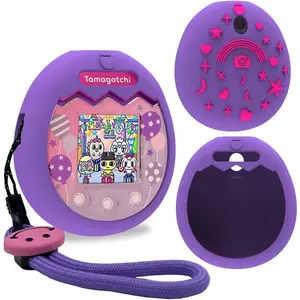Hard Case and Silicone Cover and  Screen Pprotector  For Tamagotchi Pix Birthday Gifts For Kids（Only Case Cover）