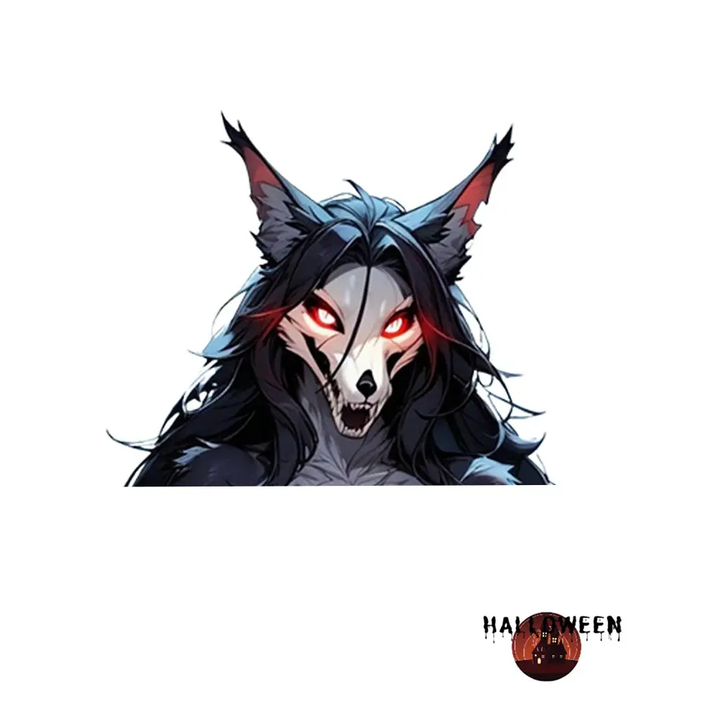 Forest Creature Horror Vinyl Sticker Waterproof Decal Mythical Monster Character Laptop Water Bottle Journal Collectible Gift