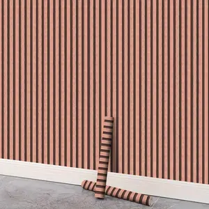 Wood Grain Pattern Wallpaper, 1 Count Self Adhesive Peel and Stick Wall Paper, Waterproof Removable Wall Paper, Home Decorative Wall Sticker