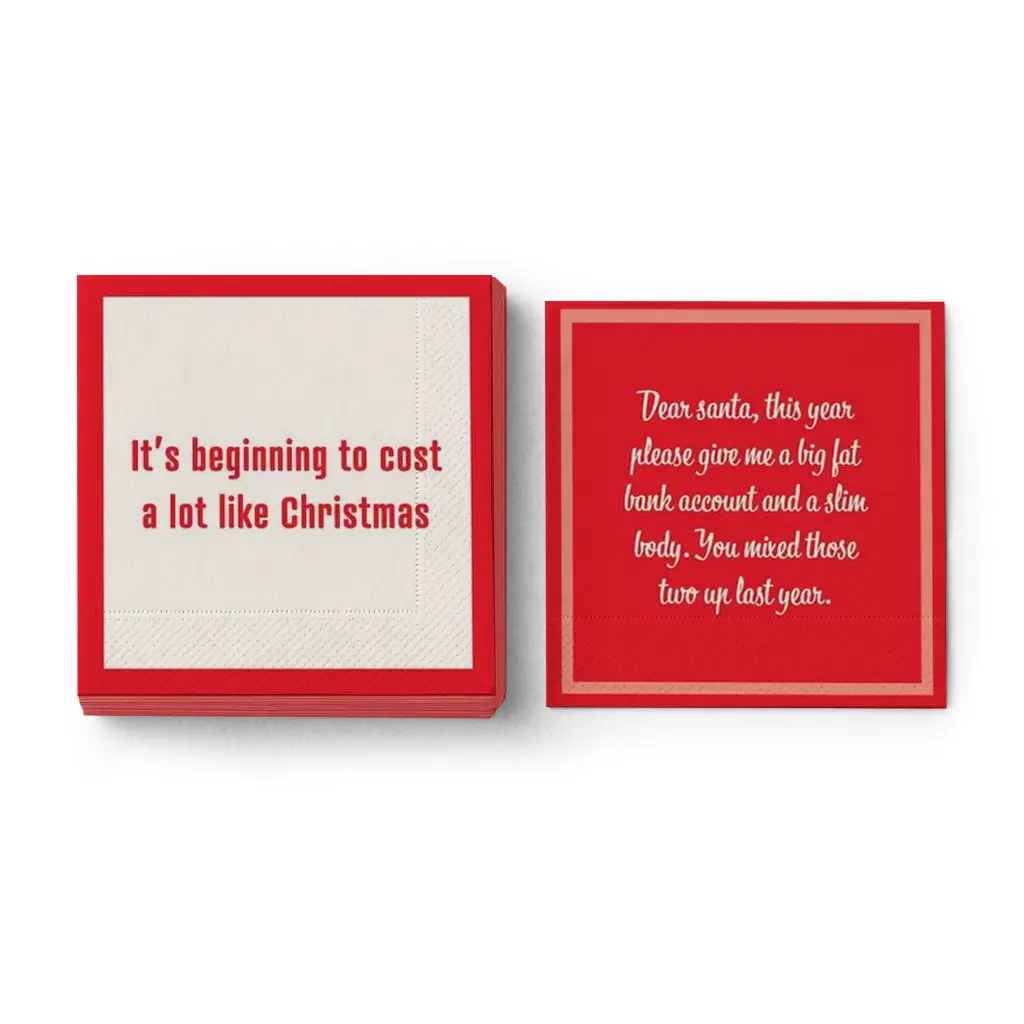 Dear Santa CHRISTMAS Napkin