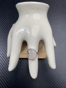 (SP)--Lkc crystal Beautiful and elegant rose quartz ring