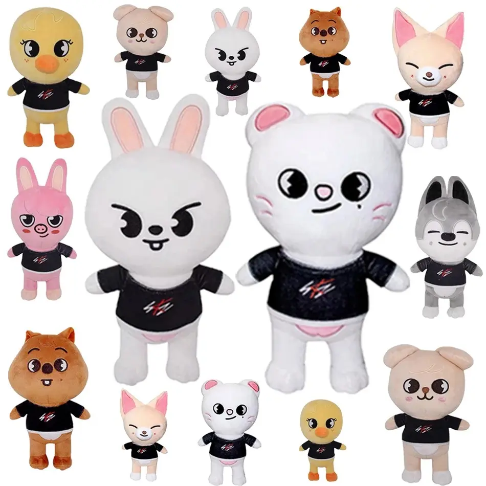 New Wandering Children's Anime Surrounding Animal Plush Doll Pendant Cute Doll Birthday Gift Children's Plush Toy Decoration