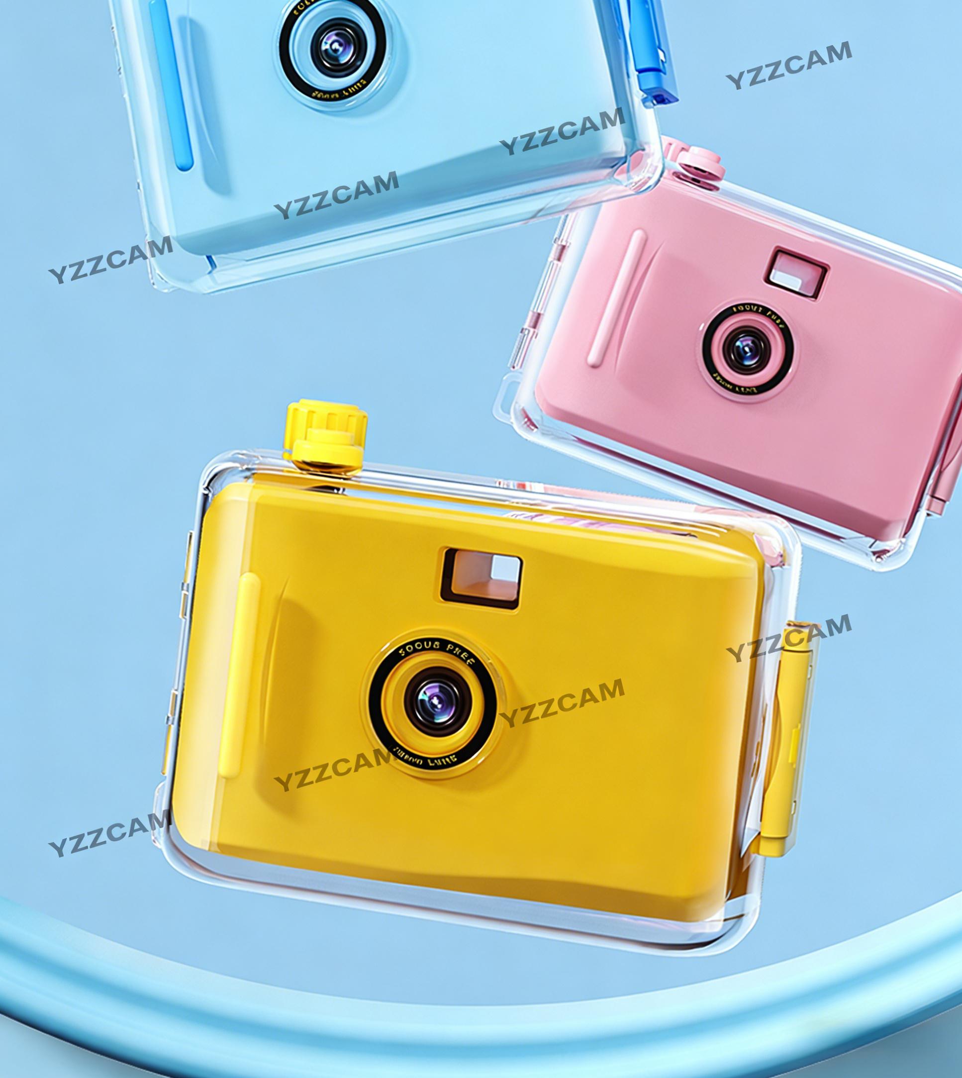 Film Camera: Point-and-Shoot Mini Retro Film Camera, Waterproof, Non-Instant, Creative Gift for Students and Instagram