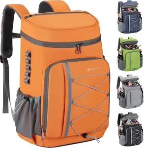 Maelstrom Cooler Backpack - 35 Can Insulated Soft Cooler Lunch Bag for Camping, Beach, Hiking & Shopping