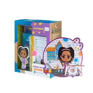 Makayla Museum Arts STEM Learning Kit – Brown Toy Box Educational Bundle for Kids
