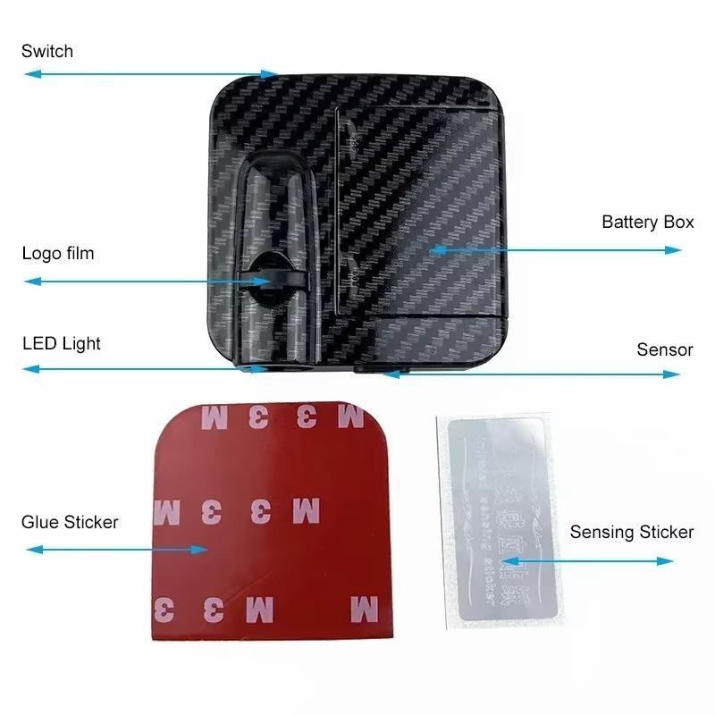 Vehicle Welcome Light Logo Projector Lamp Accessories for Volkswagen GTI, Polo, Golf, Passat, Tiguan, Arteon, Touareg, Tiguane, Caddy, Jetta, Bee