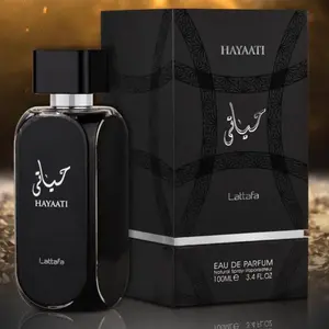 Lattafa Hayaati Eau de Parfum Spray for Men, 3.4 Ounce