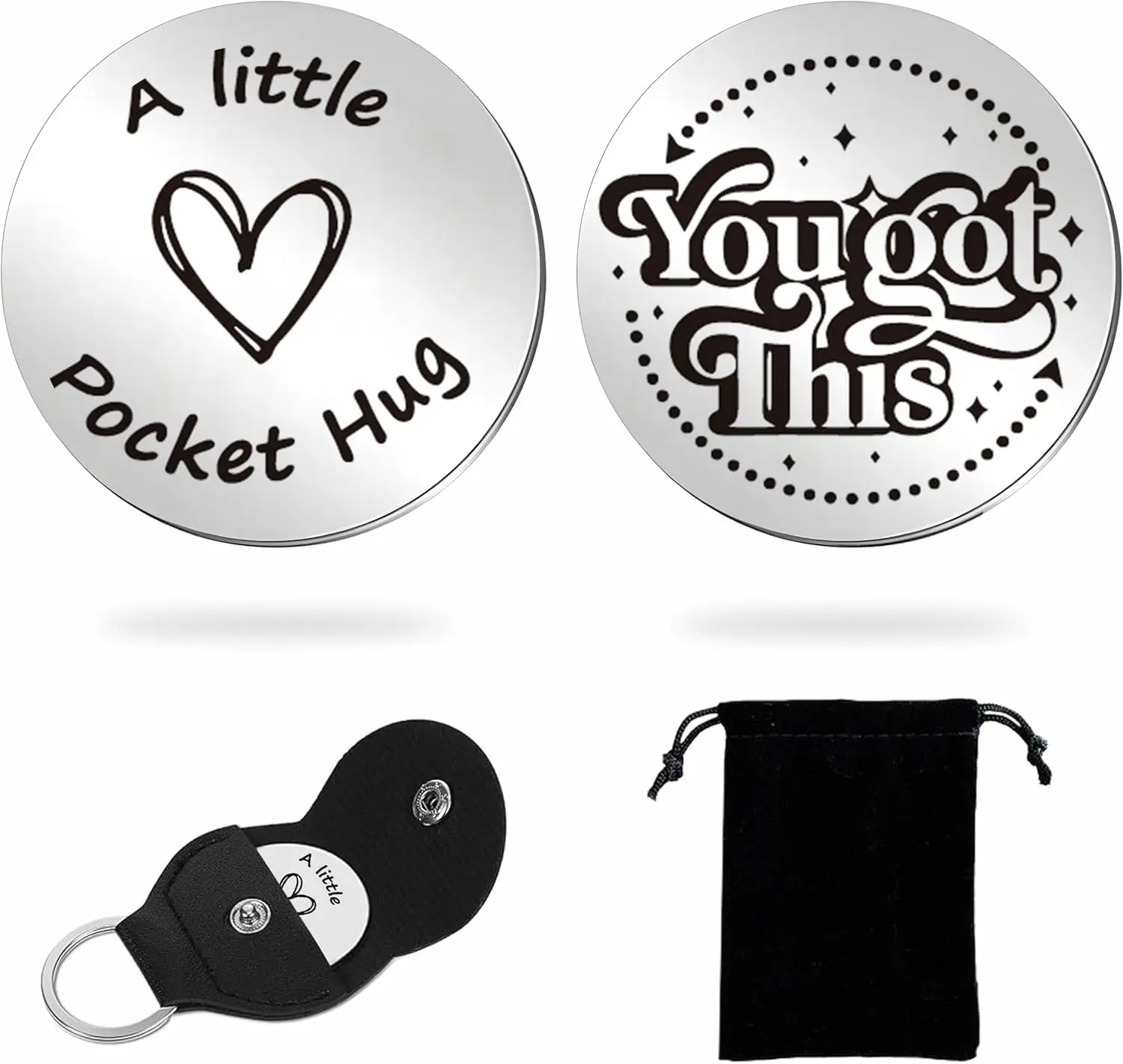 Long Distance Relationship Gifts,Pocket Hug Token For Christian,Christian Keychain,Christian Gift For Women