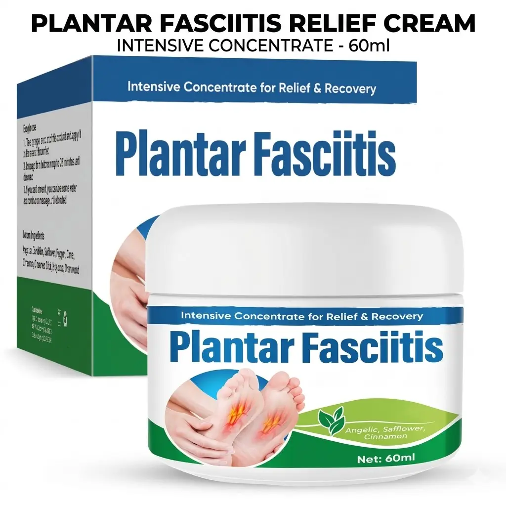 Plantar Fasciitis Relief Concentrate – Fast Acting, Natural Herbal Formula, Deep Penetrating Foot Pain Relief (60ml)