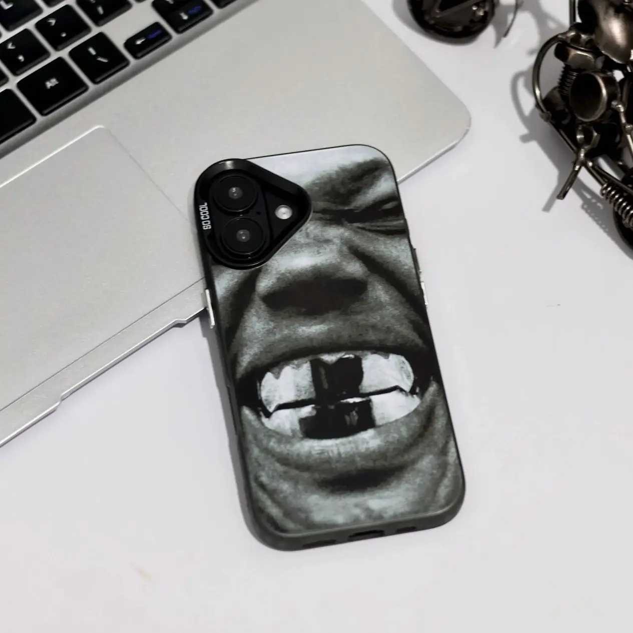 Kanye Rapper Phone Case,Suitable for iPhone 16 15 14 13 12 11 Pro Max  Plus Hip Hop Look Phone Case Fashion Cool Hip Hop Design Compatible with iPhone 13 Case/ 14 Case/15 promax case/16 Plus case Silicone Cellphone Cover Protection Shockproof