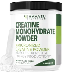 Creatine Monohydrate Powder - Post Workout Recovery Powder - Muscle, Strength and Energy Production- 60 Servings Unflavored Healthcare Supplement