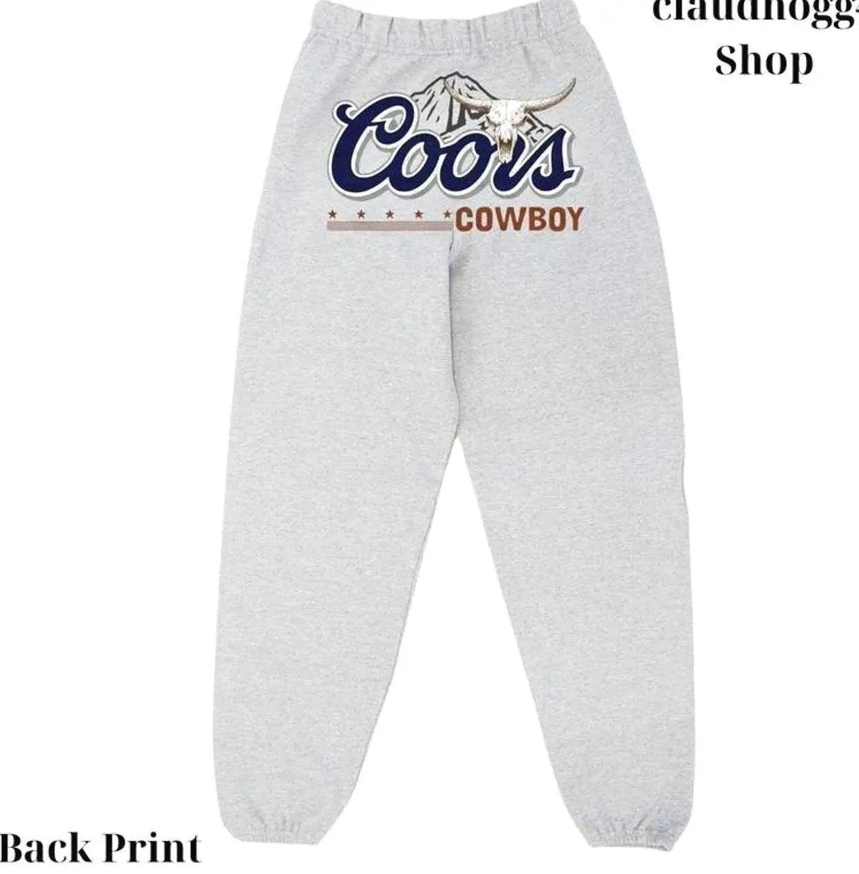Streetwear Western Country Coors & Cowboys Unisex Sweatpants for Running and Casual Sports, All Season Unisex Trouser Underwear - Trendy Unisex Cotton Graphic Casual Sweatpants, Gift For Men and Women, Trending Best Gift SS