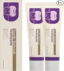 Kreain Nature Tooth Refresh Toothpaste, Fresh Breath Whitening Toothpaste, Natural Oral Care & Enamel Repair, Helps Remove Coffee, Tea & Wine Stains, Fresh Minty Gel