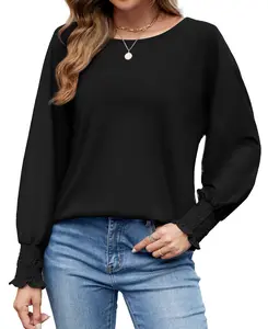 Long Sleeve Tops for Women 2024 Fashion T Shirts for Women Crewneck Casual Loose Shirts Basic Tee