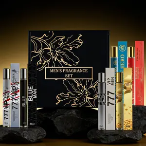 6PACK/7.1oz Men's Cologne Gift Box Set | Portable Mini Travel Fragrances for Him | Elegant Scent Assortment in Beautiful Packaging, Perfect Birthday Anniversary Father's Day Present