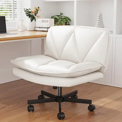 Wide Chair Armless Leather TikTok Shop