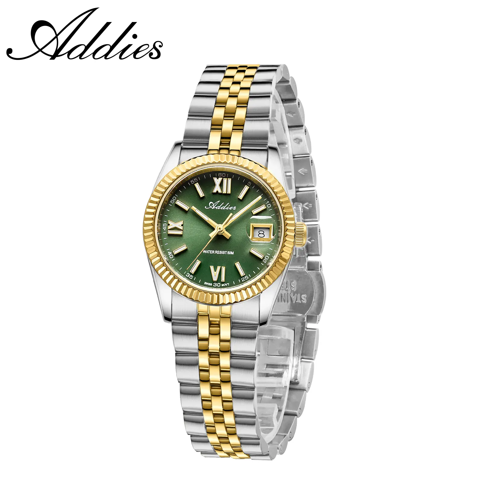 ADDIES Watch for Women's – High Quality Luxury Elegant Quartz Watch with Luminous Hands, 50M Waterproof Fashion Watch, Luxury Birthday Gift for Her, Fashion Summer Accessory