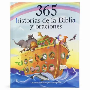 365 Historias de la Biblia y Oraciones / 365 Bible and Prayers Padded Treasury Guilded (Spanish Language), Ages 3-8 (en español) (Little Sunbeams) (Spanish Edition)