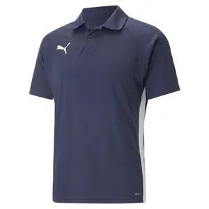 PUMA Mens Teamliga Multisport Short Sleeve Shirt Casual Casual - Blue