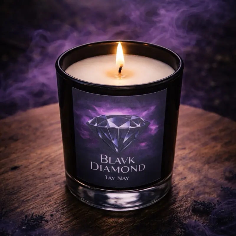 Blvck Diamond Soy Candle | masculine Scent Blvck Diamond Soy Candle | masculine Scent