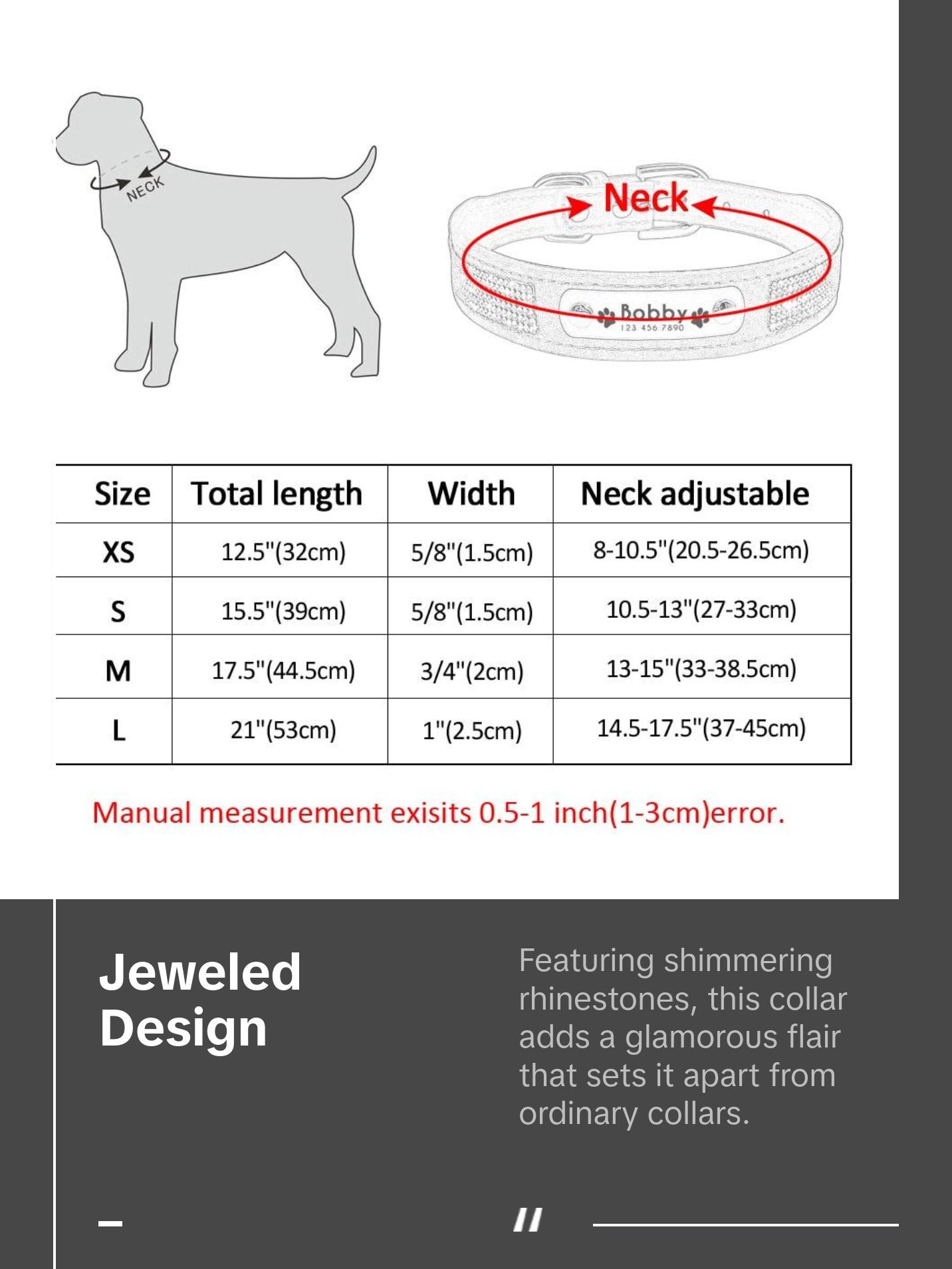 Bling Rhinestone Dog Collar Suede Leather