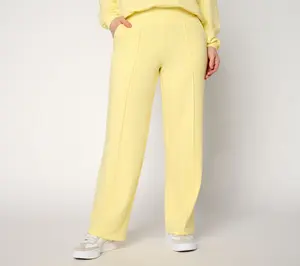 AnyBody Tall Cozy Knit French Terry Straight Leg Pants