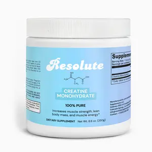 Resolute Supplements Creatine Monohydrate - 100% Pure (5000mg)