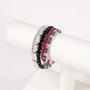 Black Ice Bracelet Stack