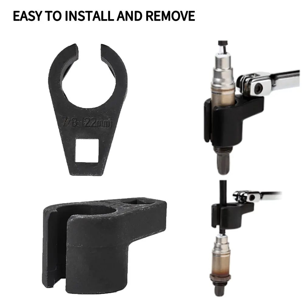 Universal Oxygen Sensor Wrench with Heavy-Duty Industrial Metal Handle, Torque Wrench Adapter for Automotive Repair