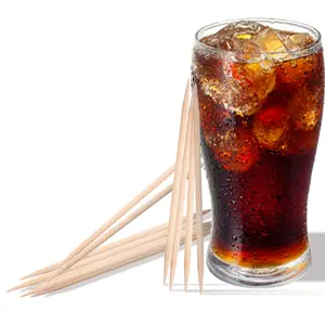 Licker Pickers Bourbon & Coke Flavored Toothpicks - 25 All White Birchwood Aged in Premium Spirits