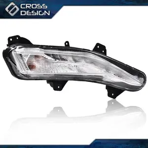 CROSSDESIGN LED DRL Fog Light Signal Light Fit For 2019-2022 Chevrolet Malibu Passenger Side