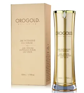 OROGOLD 24K Intensive Eye Serum - Under Eye Serum to Help Reduce the Look of Dark Circles and Puffiness - Gold, Green Tea, Aloe Vera and Vitamin C - 1.76 Fl. Oz.