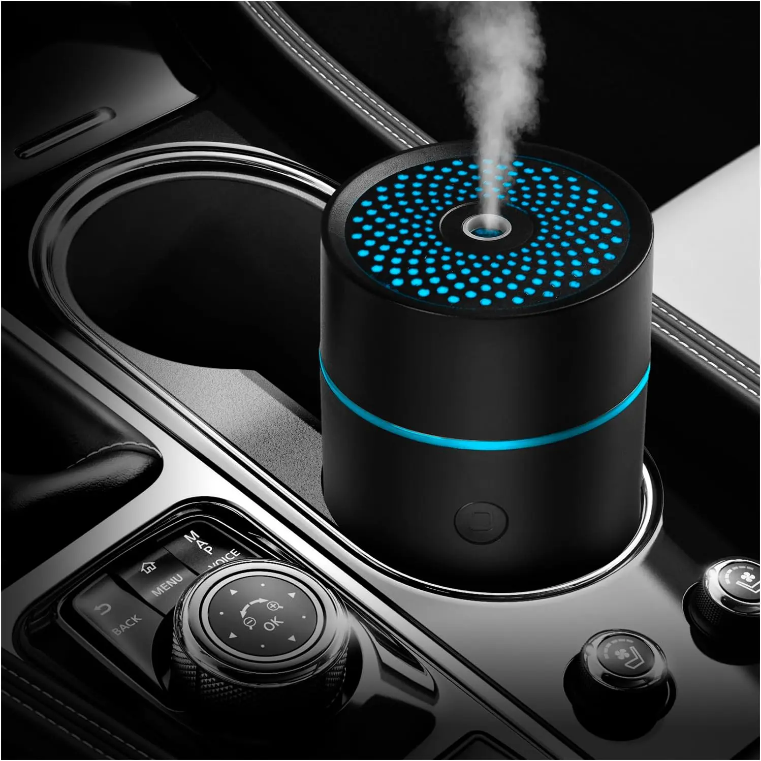 Car Aromatherapy Humidifier - USB-Powered Mini Ultrasonic Mist Diffuser, Vehicle Air Freshener for Car Interior Accessories