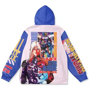Tallgeese x Zechs Merquise Gundam Wing Streetwear Hoodie Gundam - Ape Hoodies Japanese Anime Style Zip Up Hooded Sweatshirts Men Women Fashion Y2k Oversized Pullovers