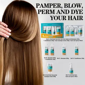 KORMESIC 5% Minoxidil Hair Growth Set | Hair Serum / Shampoo / Conditioner / Scalp Massage Balm, Activate Hair Follicles, Anti-Hair Loss, Repair Damaged Hair, Improve Hairline, Professional Hair Care Solution