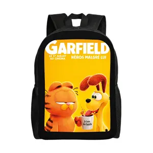 Garfield-Backpacks for Girls, Cute School Backpack, Aesthetic Bookbag for Teens, Lightweight Classic Backpack for Travel, Work, Picnic A-7