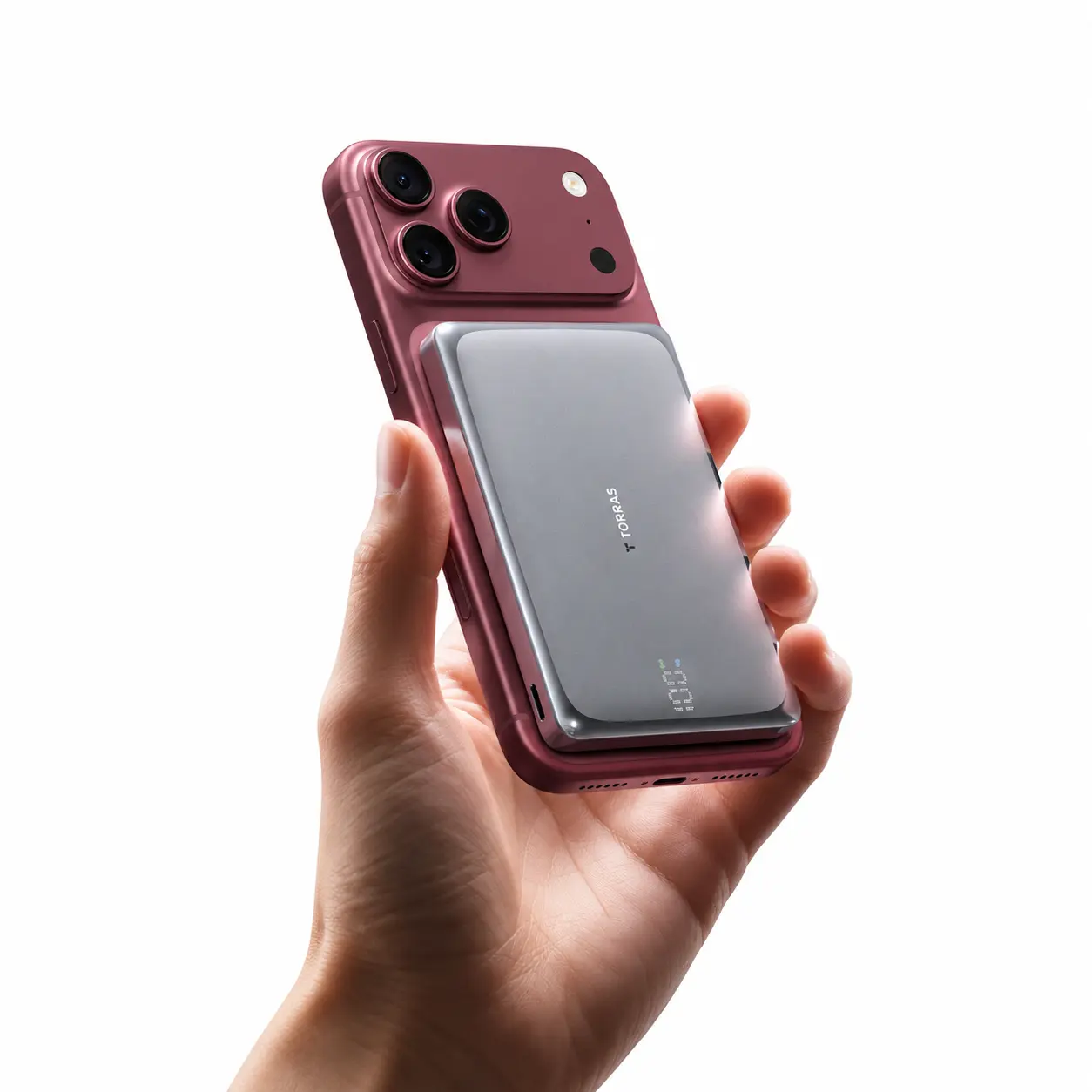TORRAS MiniMag Pro Ultra-Slim Magnetic Power Bank, Fast Charging Wireless Portable Charger for iPhone