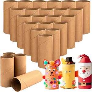 Rolliezs Cardboard Tubes for Crafts, 30 Pack Brown Paper Rolls - 1.77" x 3.94" Thin Empty Cardboard Craft Tubes for , Classroom Projects, DIY Crafting & Paper Roll Crafts.
