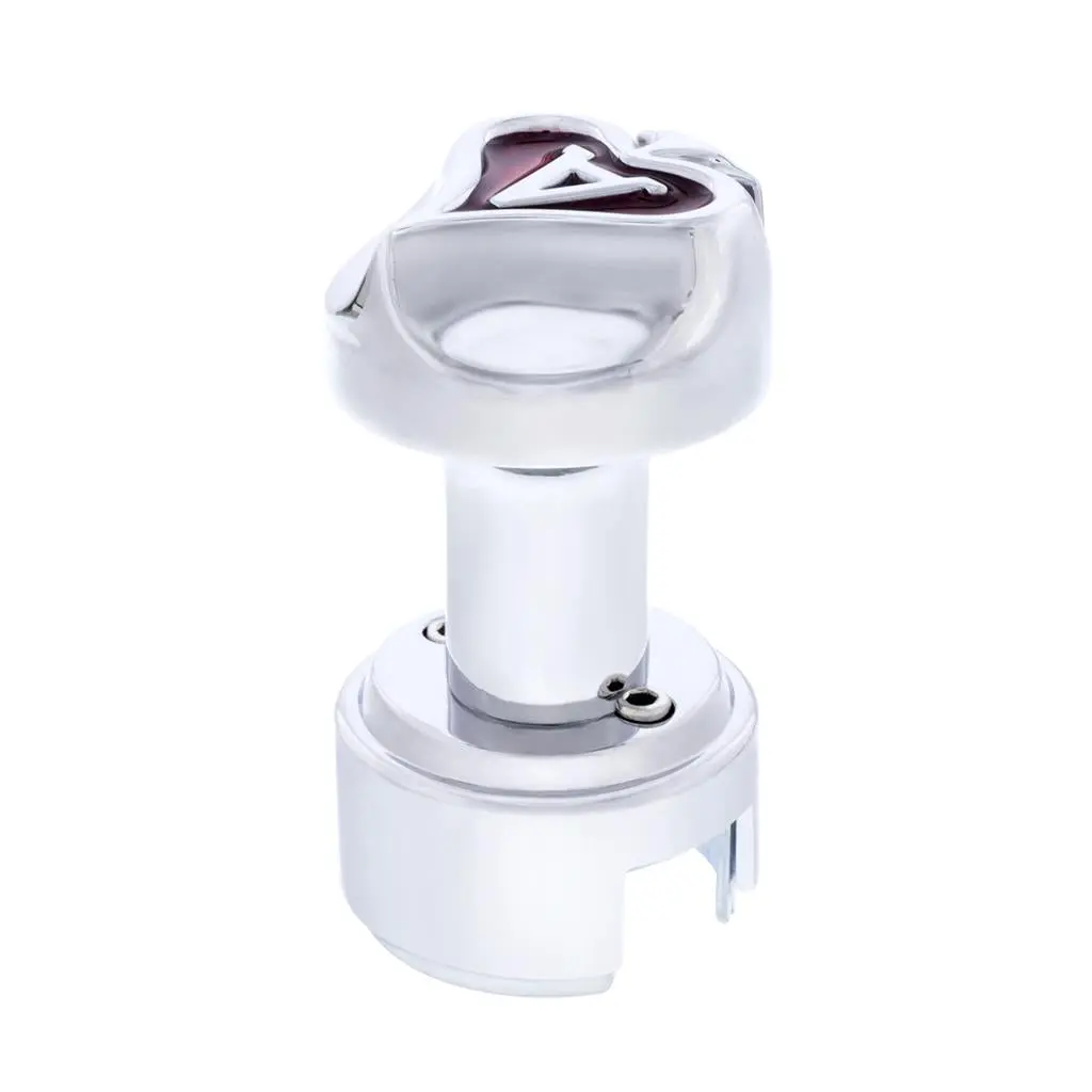 Chrome Ace of Spade 13/15/18 Speed Thread-on Gearshift Knob With Adapter