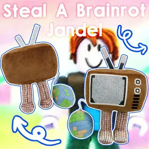 New Steal a Brainrot Jandel Plush Toy, Soft Adorable Stuffed Animal Doll, Soft Cuddly Gift, Perfect Gift for Kids & Collectors, High-Quality Material